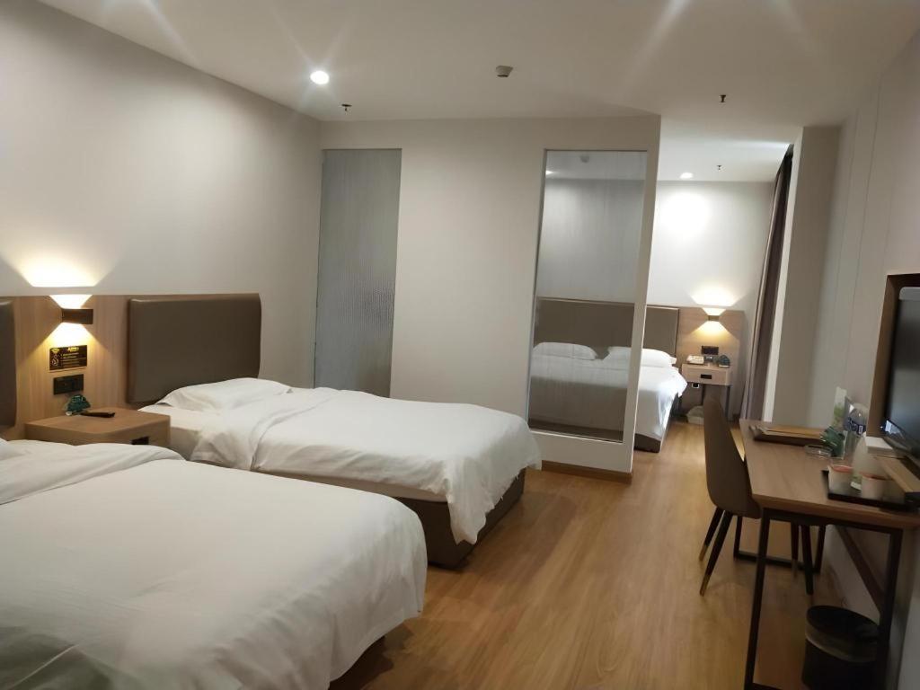 Greentree Inn Jining Yanzhou Jiuzhou Fangyuan Business Hotel Exterior photo